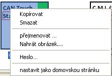 Zpracování stránek (jen CAN-TOUCH, online-schéma C.M.I. a přehled funkcí UVR16x2) Změna v programu z jedné stránky do druhé je možná prostřednictvím dvojkliku na jednu z dole zobrazených stránek.