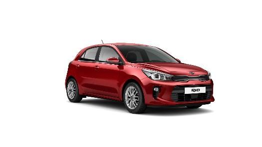KIA Rio Comfort Základní výbava Klimatizace El. ovládaná přední okna Autorádio Multifunkční volant Přední mlhovky Alarm Kůží potažený volant konfigurace model Barva konfigurace č.