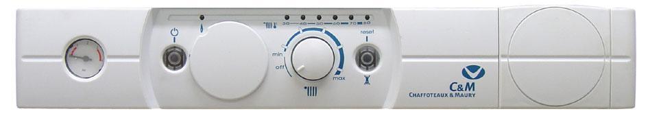 MIRA SYSTEM, SYSTEM Plus 10.3 OVLÁDACÍ PANEL 32 31 26 27 28 29 30 33. Tlakoměr přetlak topného okruhu 34. Tlačítko ON/OFF s podsvícením, signalizace pohotovostního stavu 35.
