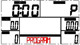UŽIVATELSKÝ PROGRAM 1. Pomocí tlačítek UP a DOWN si z nabídky režimů vyberte uživatelský program (USER PROGRAM). Volbu potvrdíte tlačítkem MODE. 2.
