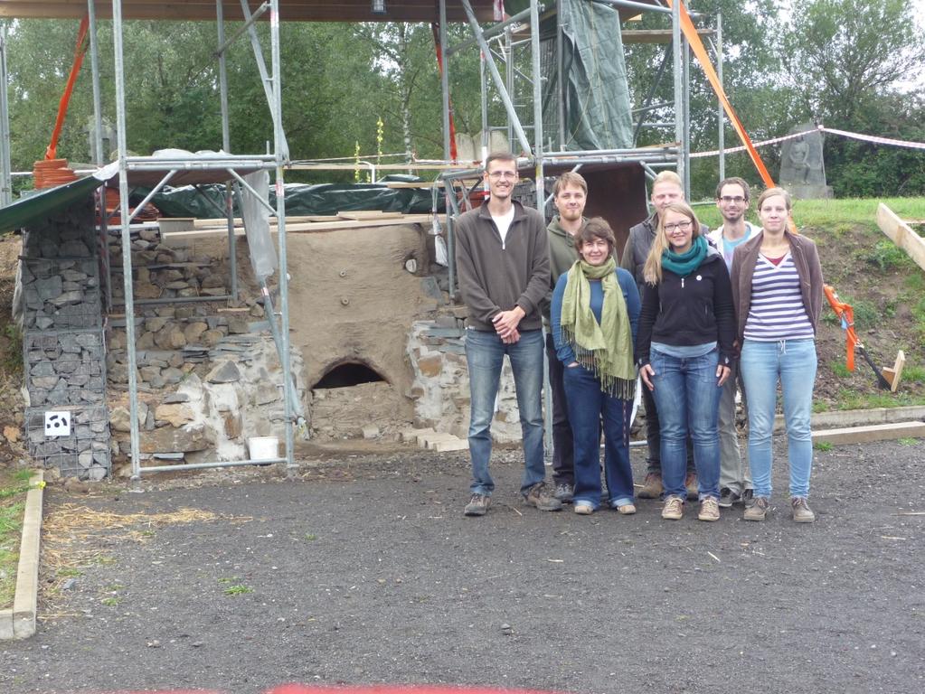 Archäologie v Mayen (zleva: Marek Novák, Karel Slavíček,