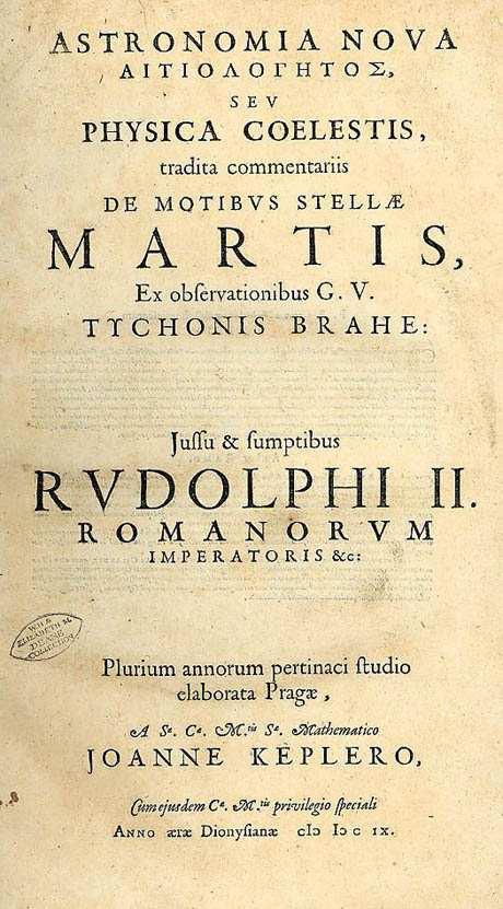3 ASTRONOMIE VE STŘEDOVĚKU A RENESANCI lovité. Až teprve roku 1605 popsal pohyb Marsu rovnicí, která se nyní nazývá Keplerovou. Dospělkzávěru,žedráhaMarsujeeliptickáaSluncesenacházívohniskuelipsy.