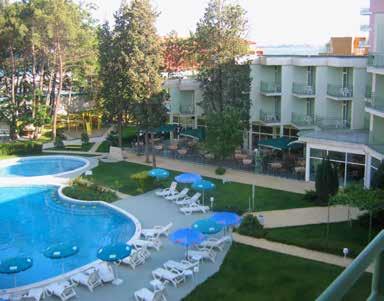 BULHARSKO < 15 Slunečné pobřeží Hotel Avliga Beach *** Pobyty na 7 s polopenzí Rodinný hotel s příjemnou atmosférou se