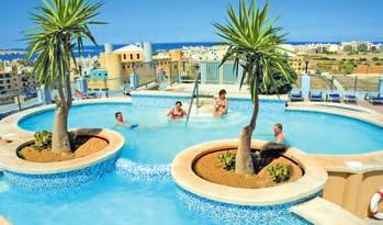 HOTEL SEABANK & SPA RESORT FFFF (all inclusive) 99 Kč, při uplatnění slevy za včasnou rezervaci 990 Kč Malta / Mellieha Bay str.136 rezervace na www.firo.