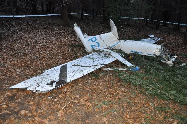 Vetroň P2 bol pri leteckej udalosti zničený. 1.
