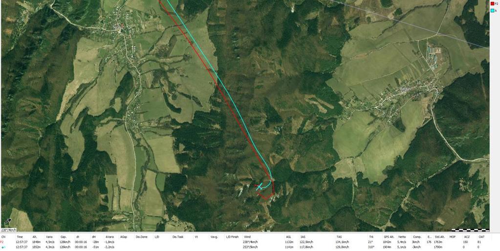 1.11 Letové zapisovače a ostatné záznamové prostriedky Vetrone boli vybavené kalibrovaným elektronickým palubným letovým zapisovačom GNSS-FR (Global navigation satellite systém flight recorders),