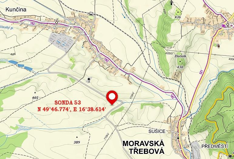 3 Výsledky 3.1 Hodnocení výsledků bodového průzkumu půdy pozemku (půdní sonda) Průzkum na lokalitě Kunčina, pozemek Za Fafílkovým, byl uskutečněn 16. března 2017.