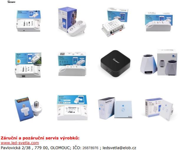 Chytré vypínače a zásuvky Sonoff ovládané (nejen) telefonem přes internet Kategorie: Ovladače pro LED Smart home 230V Upozornění: Přesto, že je