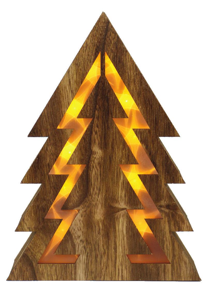 35 cm celková spotřeba: 0,9 W dřevěný strom trojitý (bílý) počet LED: 15