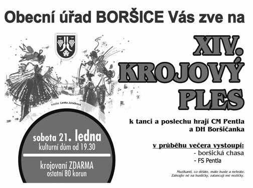 PLESY NA SLOVÁCKU 15 Plesový kalendář DOBRÉHO DNE Reprezentační ples nabídne originální výhry 26.