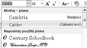 9 Formátování Výběr oblasti Myší tažením Kliknutím 2 x výběr slova Kliknutím 3 x výběr odstavce Ctrl + a výběr celého dokumentu 9.