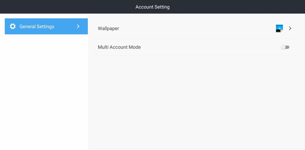 3. Pokud chcete povolit více uživatelských účtů, nastavte Multi Account Mode na zapnuto. Ve výchozím nastavení je tento režim vypnutý. 4.