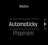 Zpět se v menu vrátíte tažením prstu