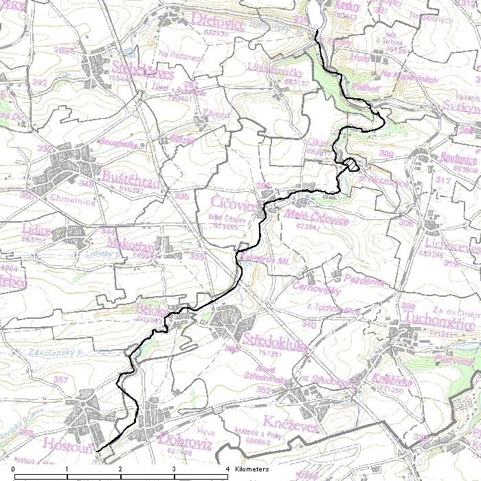 3.2 Stručný popis dotčené lokality soustavy Natura 2000 Název: Kód lokality: Rozloha: Evropsky významná lokalita Zákolanský potok CZ0213016 10,1023 ha Základem území EVL je tok nejdříve