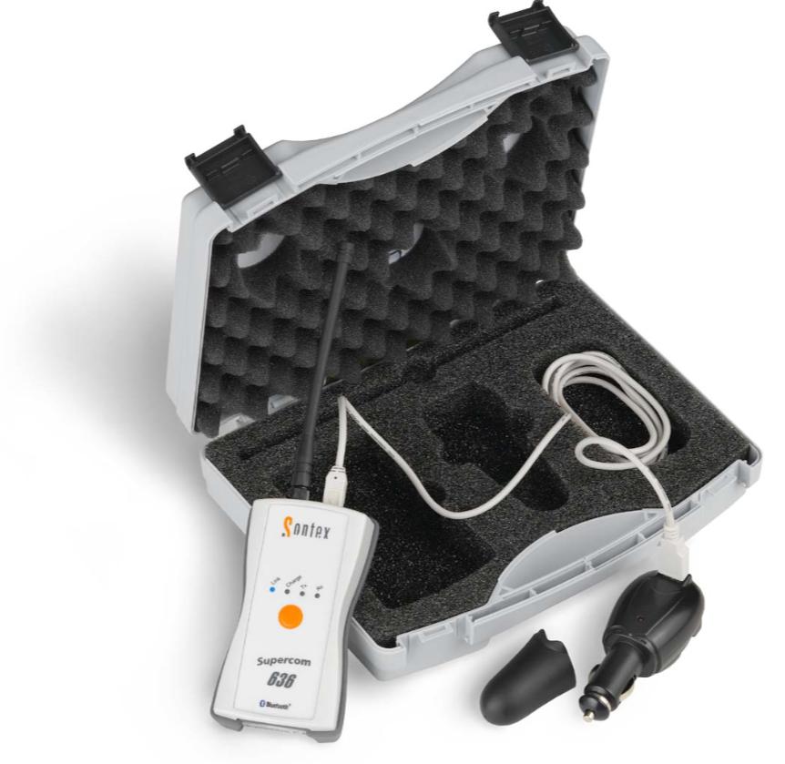 Supercom 636 Základné informácie Rádiový modem Supercom 636 je prvok mobilného, pochôdzkového, systém odpočtu dát.