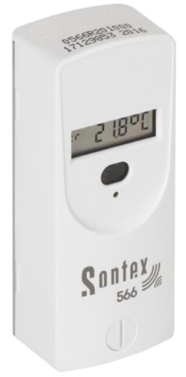 Sontex 566 (rádiový) Pomerový rozdeľovač vykurovacích nákladov Sontex 566 je náhradou za prechádzajúci model Sontex 556.