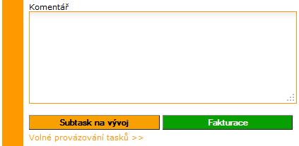 Při úpravě tasku vypadá volné provazování takto: Obrázek 3.20. Volné provazování tasků Na této kartě je dále možné nastavit tlačítka pro zjednodušení vytváření vazeb.