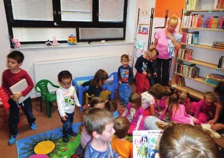 školy ukázala, že se dětem v knihovně bude líbit.