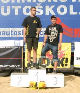 Suverénní Vladimír Müller a Roman Kocina (105) zdolávají rapotínský terén Rapotín 2013 - vítězové tříd