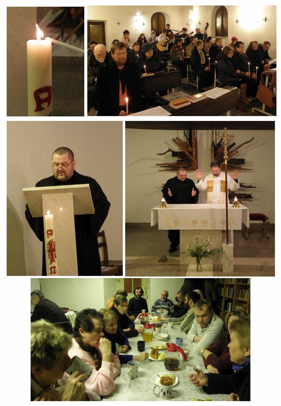 Ekumenická setkání proběhla u Adventistů sedmého dne, v modlitebně Českobratrské církve evangelické a v