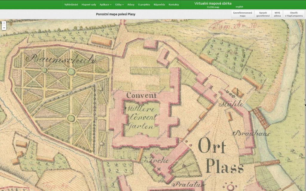 1823 - Porostní mapa