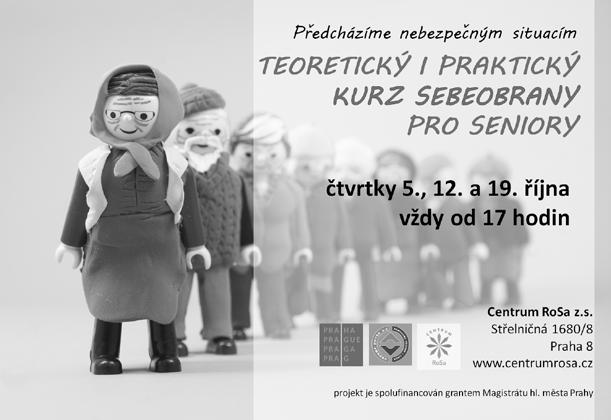 výroční zpráva za rok 2017 V Centru RoSa se uskutečnily Teoretické i praktické kurzy sebeobrany pro seniory.
