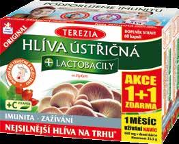 pěstíren obsahuje 9 vitaminů včetně rakytníku, bohatého zdroje vitaminu C DETOXIKACE, JÁTRA BOLEST SVALŮ A KLOUBŮ TEREZIA HLÍVA