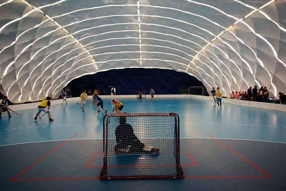 Město Říčany, Masarykovo náměstí 54/40, 251 01 Říčany Informace z radnice Nafukovací hala v Pacově bude stát letos v září Krytá sportovní plocha v areálu Pacov bude k dispozici sportovcům letos na