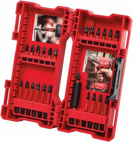 Délka 50 mm: 1 x PH1 / 1 x PH2, 1 x PZ1 / 2 x PZ2 / 1 x PZ3, 1 x TX15 / 1 x TX20 / 1 x TX25 / 1 x TX30.