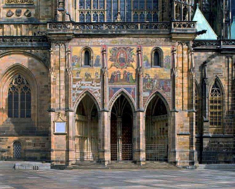Praha. Katedrála sv. Víta. Jižní předsíň.