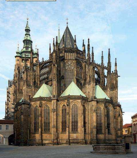 Praha. Katedrála s v. Víta.