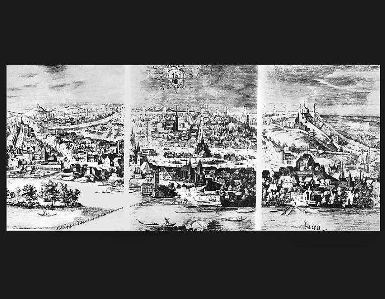 Praha. Tzv. Sadelerův prospekt.