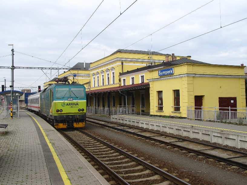 Bruno Antonie Antonín Roland/Herta Vít ČERVEN Vlak společnosti Arriva Morava do Koutů nad