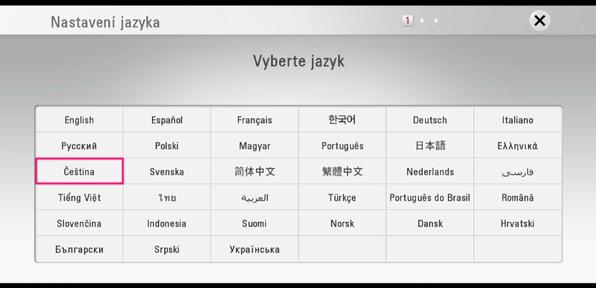 24 Systémové nastavení Úvodní nastavení Při prvním zapnutí přístroje se zobrazí průvodce úvodním nastavením.