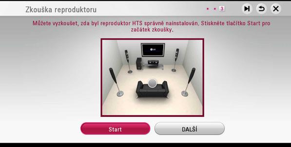 Podrobnosti o nastavení sítě viz Připojení k domácí síti na straně 19. 7. Zvolte [DALŠÍ] a stiskněte ENTER (b). 8.