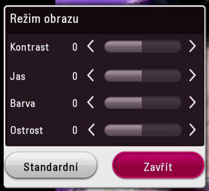 Stiskněte BACK (1) pro odchod ze zobrazení na obrazovce. Nastavení možnosti [Už. nastavení] 1. Během přehrávání stiskněte INFO/MENU (m). 2. Vyberte [Možnost] pomocí A/D a stiskněte ENTER (b) 3.