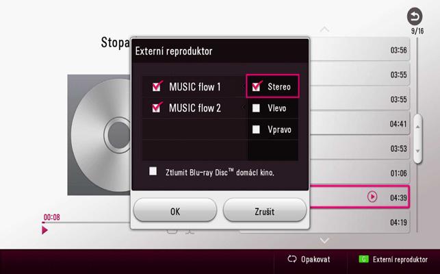54 Ovládání 4 Ovládání Mnoho zábavy s LG Multi-room Audio (LG Music Flow) t u LG smart Hi-Fi audio system MUSIC flow vám umožní vychutnat si hudbu z několika reproduktorů prostřednictvím bezdrátového