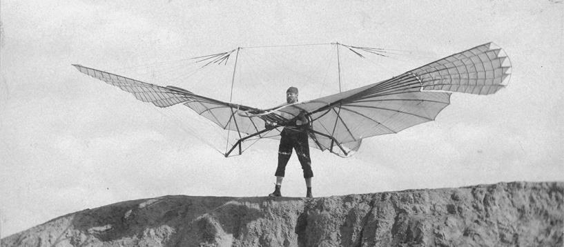 Podařilo se jim sestrojit LETADLO! Otto Lilienthal Mnoho jiných se o to snažilo před nimi, ale bezvýsledně.