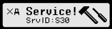 ZOBRAZENÍ VÁŽNÝCH CHYB NA DISPLEJI TACHOGRAFU pří výskytu chyby se zprávou na displeji Service!