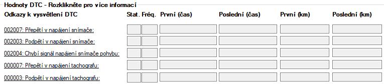 EFAS SERVICE TOOL programování a diagnostika tachografů EFAS integrované testy načtení a smazání