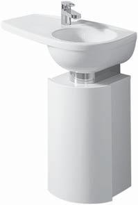 Série pro toalety Joly Spodní skříňka pod umývátko - boxeta vč. krytky sifónu z ušlechtilé oceli 27 x 48 x 29,5 cm Číslo výrobku č. 000 - bílá (Alpin) č.