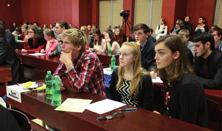 Ve svém projevu předseda senátu Milan Štěch, kromě jiného, vysoce ocenil organizaci soutěže, která se těší
