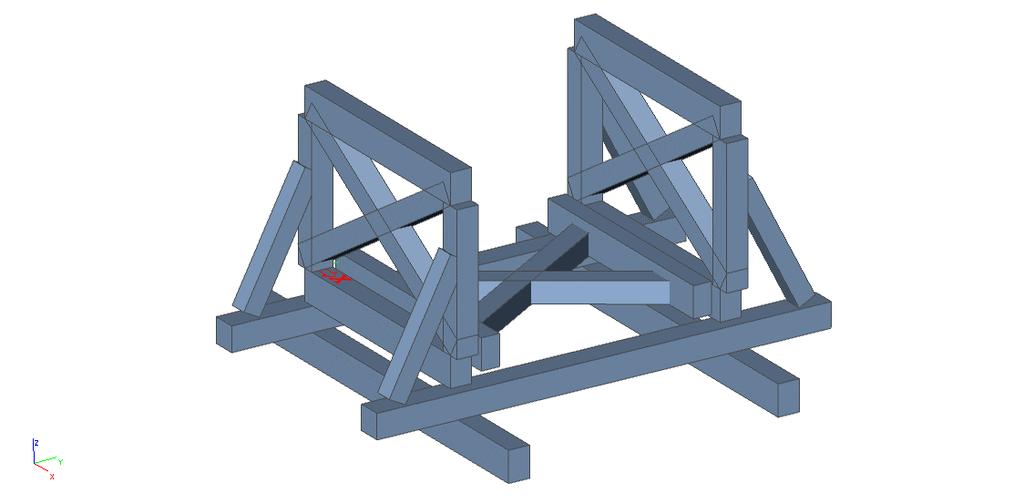 Obrázek 5 - podesta 3D pohled Obrázek 6 -