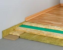 Systémové řešení pro akustické lehké plovoucí podlahy. opis systému Systém lehkých plovoucích podlah s certifikovanými akustickými i statickými vlastnostmi.
