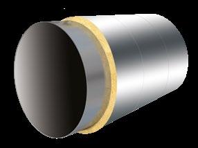 SYSTÉM YROROCK pro kruhové potrubí Systémové řešení ochrany vzduchotechnického potrubí proti požáru Izolace kruhového vzduchotechnického potrubí Systémem zvnějšku. YROROCK. Stavební izolace.