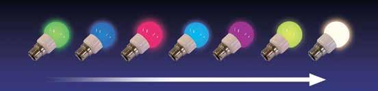 reference označení barva balení napětí / příkon cena ZD-051289 Záblesková žárovka LED B22 studená bílá 1 ks 230V / 0,9W max