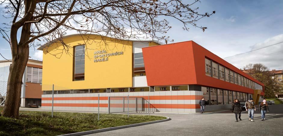Název projektu: Areál sportovních nadějí Umístění: areál Sportovního gymnázia Ludvíka Daňka, Brno, Botanická 70 Předpokládané celkové náklady projektu: Investor: 80 mil.