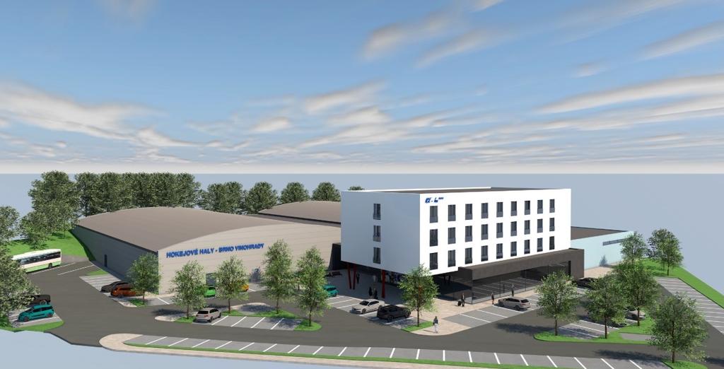 Název projektu: Umístění: Předpokládané celkové náklady projektu: Investor: Hokejové centrum Vinohrady Brno-východ, při Jedovnické ulici 250 330 mil.