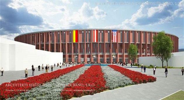 Název projektu: Umístění: Předpokládané celkové náklady projektu: Investor: Zemský stadion Brno Ponava, areál Za Lužánkami 2,2 mld.