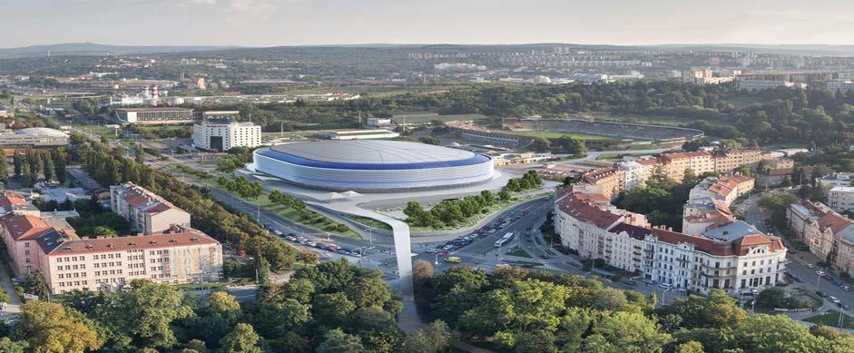 Název projektu: Umístění: Předpokládané celkové náklady projektu: Investor: Divácká kapacita: Kulturní a sportovní centrum Lužánky MULTIFUNKČNÍ HALA Brno-Královo Pole Ponava 1 530 mil.